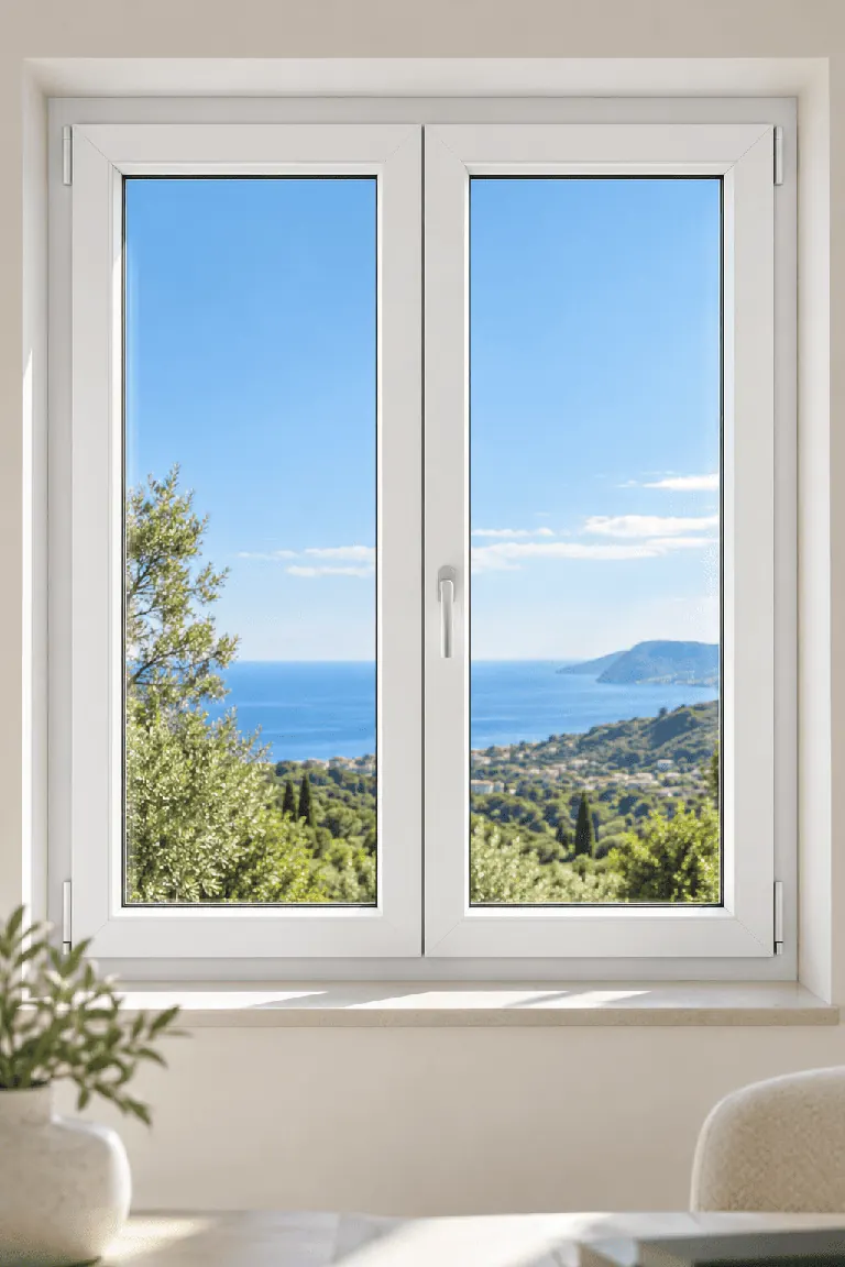 Finestre moderne con vista mare
